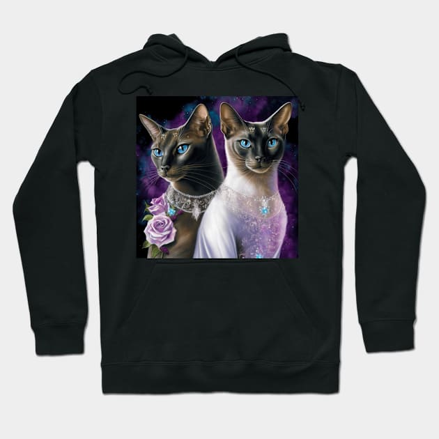 Abyssinian Pair Hoodie by Enchanted Reverie